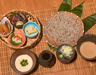 江戸そばきり 3種つけ汁御膳